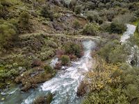 Le village d’Amari en Crète. Le pont de Smiles à la sortie des gorges de Smiles (auteur Géoparc du Psiloritis). Cliquer pour agrandir l'image.