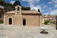 Le village d’Amari en Crète. L'église Notre-Dame à Meronas. Cliquer pour agrandir l'image.