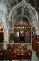 Le village d’Amari en Crète. L'église Notre-Dame à Meronas. Cliquer pour agrandir l'image.