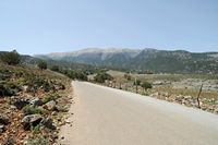 Le village d’Anopoli en Crète. Les gorges d'Aradaina vues depuis la route d'Anaopoli à Agios Ioannis. Cliquer pour agrandir l'image.
