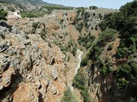 Le village d’Anopoli en Crète. Les gorges d'Aradaina. Cliquer pour agrandir l'image.