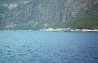 Le village d’Anopoli en Crète. La plage d'Agios Pavlos. Cliquer pour agrandir l'image.