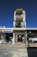 Le village d'Arkalochori en Crète. Dégâts du séisme du 27 septembre 2021. Cliquer pour agrandir l'image.