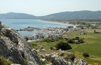 Le village de Charaki à Rhodes. Cliquer pour agrandir l'image.