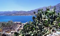L’île de Spinalonga en Crète. L'île de Spinalonga. Cliquer pour agrandir l'image.