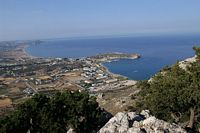 Le village de Kolympia à Rhodes. Cliquer pour agrandir l'image.