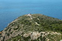Vue depuis le château de Kastelos à Rhodes. Cliquer pour agrandir l'image.