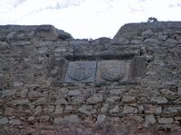 Château de Kastelos à Rhodes, blasons. Cliquer pour agrandir l'image.