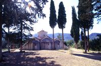 Le village de Kritsa en Crète. La Panagia Kyra. Cliquer pour agrandir l'image.