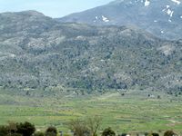 Le village de Kritsa en Crète. Le plateau de Katharo (auteur Sabine Beckmann). Cliquer pour agrandir l'image.