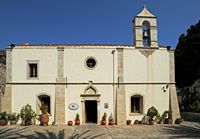 Le village de Kritsa en Crète. L'église Notre-Dame Hodigitria. Cliquer pour agrandir l'image.