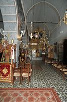 Le village de Malia en Crète. L'église Notre-Dame à Mochos. Cliquer pour agrandir l'image.