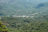 Le village de Malia en Crète. Le village de Mochos. Cliquer pour agrandir l'image.