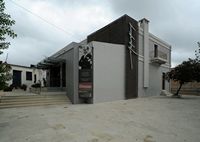 Le village de Myrtia en Crète. Le musée Nikos Kazantzakis. Cliquer pour agrandir l'image.