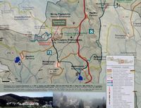 Le village de Myrtia en Crète. Carte de la région de Metaxochori. Cliquer pour agrandir l'image.
