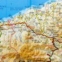 Le village de Néapolis en Crète. Carte du canton de Neapolis. Cliquer pour agrandir l'image.
