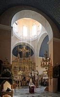 Le monastère d'Agia Triada en Crète. Intérieur. Cliquer pour agrandir l'image.