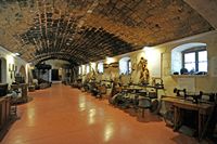 Le monastère d'Agia Triada en Crète. Le musée. Cliquer pour agrandir l'image.