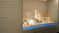 La cité antique d'Aptera en Crète. Artefacts découverts à Aptera exposés au Musée archeologique de La Canée. Cliquer pour agrandir l'image.