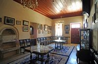 Le village de Thrapsano en Crète. Musée du monastère d'Agarathos. Cliquer pour agrandir l'image.