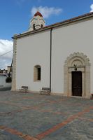 Le village de Thrapsano en Crète. L'église Sainte-Croix à Thrapsano. Cliquer pour agrandir l'image.
