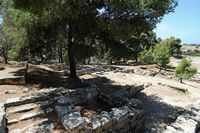 Le village de Tympaki en Crète. La villa minoenne d'Agia Triada. Cliquer pour agrandir l'image.