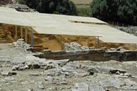 Le village de Tympaki en Crète. Les appartements de la villa d'Agia Triada. Cliquer pour agrandir l'image.