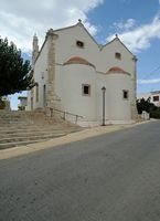 Le village de Tympaki en Crète. L'église Notre-Dame de Vori. Cliquer pour agrandir l'image.