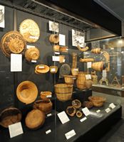 Le village de Tympaki en Crète. Vannerie au Musée d'ethnologie crétoise à Vori. Cliquer pour agrandir l'image.