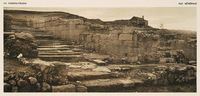 Le village de Tympaki en Crète. Photographie du site d'Agia Triada en 1919 (auteur Frédéric Boissonnas). Cliquer pour agrandir l'image.