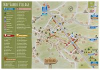 Le village de Vamos en Crète. Plan du village. Cliquer pour agrandir l'image.