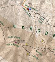 Le village de Zoniana en Crète. Accès au plateau de Mygeros. Cliquer pour agrandir l'image.