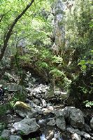 La ville d’Agia Fotini en Crète. Les gorges de Patsos. Cliquer pour agrandir l'image.