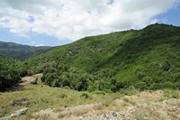 La ville d’Agia Fotini en Crète. La vallée de la rivière Doria près d'Apostoli. Cliquer pour agrandir l'image.
