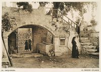 La ville d'Agioi Déka en Crète. La maison d'Iliakis (auteur Frédéric Boissonnas, 1919). Cliquer pour agrandir l'image.