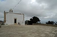 La ville d’Archanès en Crète. L'église Afentis Christos sur le mont Giouchtas. Cliquer pour agrandir l'image.