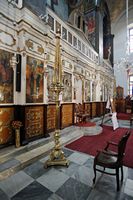 La vieille ville de La Canée en Crète. La cathédrale orthodoxe. Cliquer pour agrandir l'image.