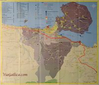 La ville de La Canée en Crète. Plan de la commune. Cliquer pour agrandir l'image.