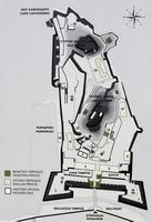 La vieille forteresse de la ville de Corfou. Plan. Cliquer pour agrandir l'image.