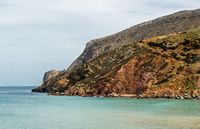 La ville de Gazi en Crète. Le cap Stavros à Fodele (auteur Jebulon). Cliquer pour agrandir l'image.