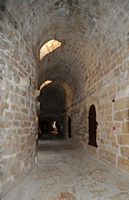 Les fortifications d’Héraklion en Crète. Couloir de la forteresse. Cliquer pour agrandir l'image.