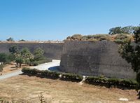 Les fortifications d’Héraklion en Crète. Le bastion de Martinengo (auteur C. Messier). Cliquer pour agrandir l'image.