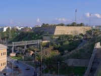 Les fortifications d’Héraklion en Crète. Le cavalier du bastion de Martinengo (auteur C. Messier). Cliquer pour agrandir l'image.