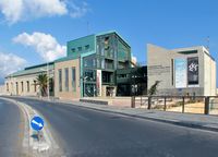 L'ouest de la ville d’Héraklion en Crète. Le Muséum d'Histoire Naturelle (auteur Lourakis). Cliquer pour agrandir l'image.