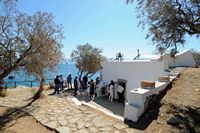 La ville d’Hersonissos en Crète. La chapelle Saint-Georges à Anissaras. Cliquer pour agrandir l'image.