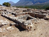 La côte nord de la commune d’Iérapétra en Crète. Le site minoen de Vassiliki (auteur Olaf Tausch). Cliquer pour agrandir l'image.