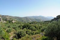 La ville d’Iérapétra en Crète. La campagne dans les environs de Kalamafka. Cliquer pour agrandir l'image.
