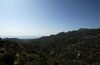 La ville d’Iérapétra en Crète. Iérapétra vue depuis Kalamafka. Cliquer pour agrandir l'image.