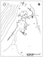 La ville de Kissamos en Crète. Plan du site archéologique de Falassarna. Cliquer pour agrandir l'image.