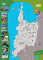 La ville de Kissamos en Crète. Carte du dème de Kissamos. Cliquer pour agrandir l'image.